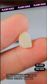 Natural Rough Sapphire Deal (3.13 cts)